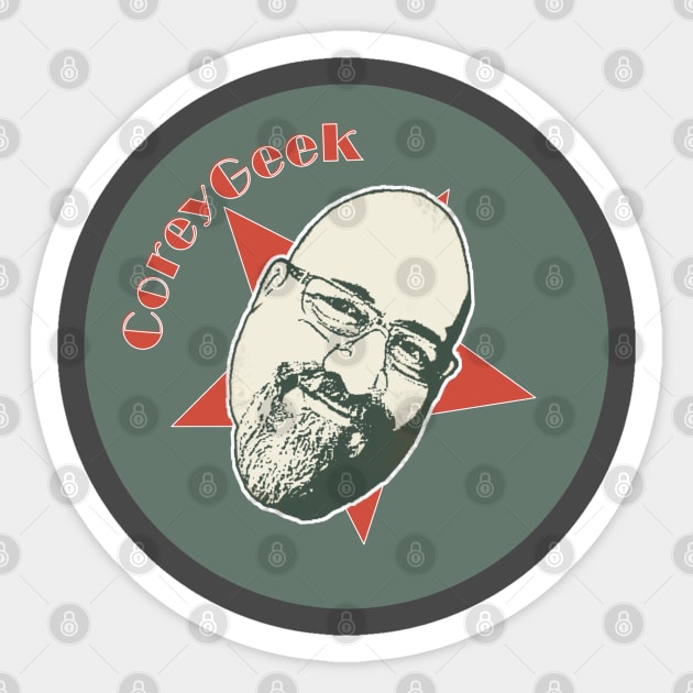 CoreyGeek Logo Sticker by SeanGeekPodcast